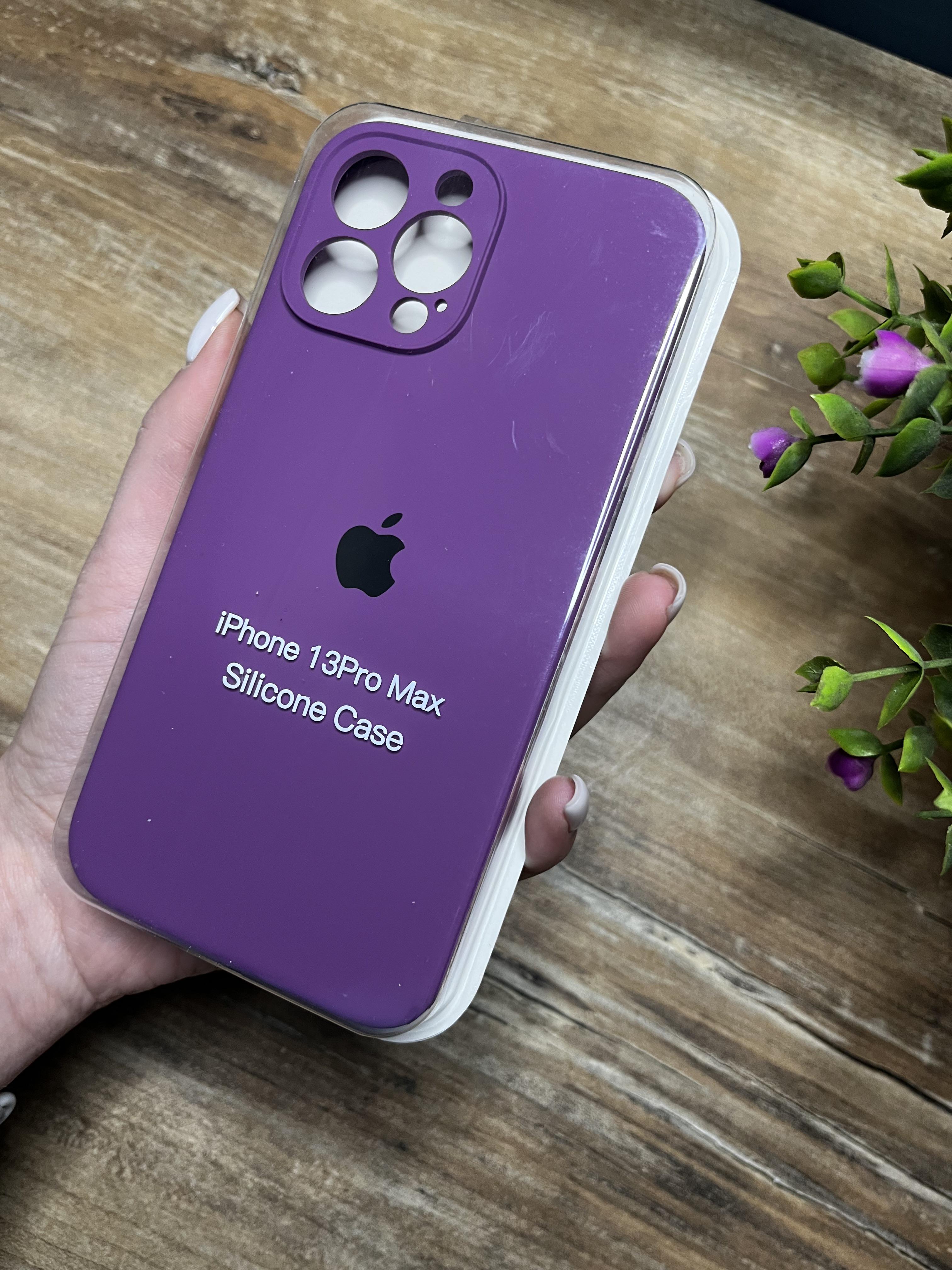 Чехол накладка на iPhone (Айфон) 13 Pro Max закрытый низ и закрытая камера silicone case full camera Apple Чехол накладка на iPhone (Айфон) 13 Pro Max закрытый низ и закрытая камера silicone case full camera Apple