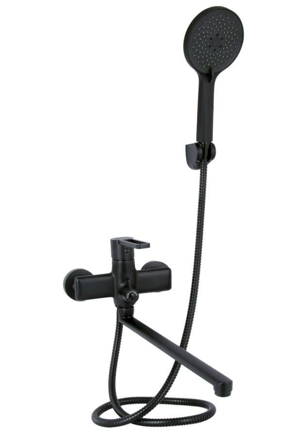 Смеситель для ванны Qtap Taurus QTTAU260BLM45664 Black Matt (56025)