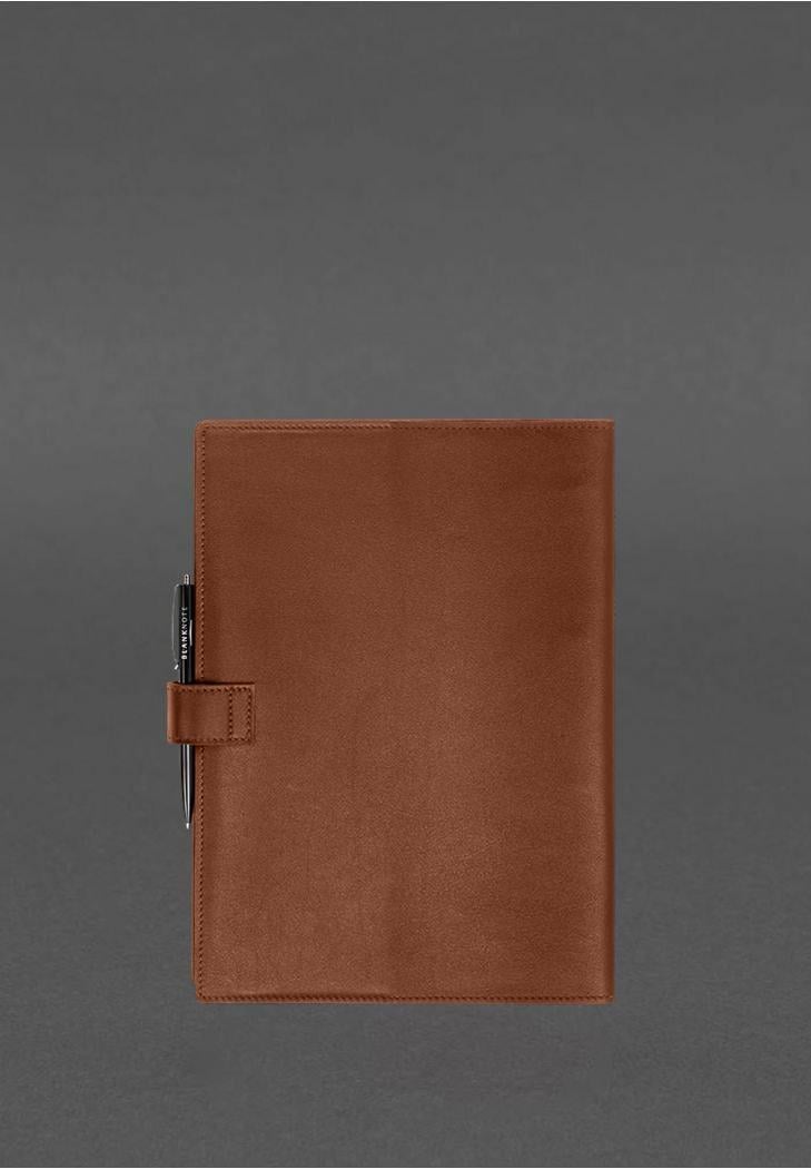 Блокнот кожаный А4 Софт-бук 9.2 Краст Светло-коричневый (A-027960) - фото 7