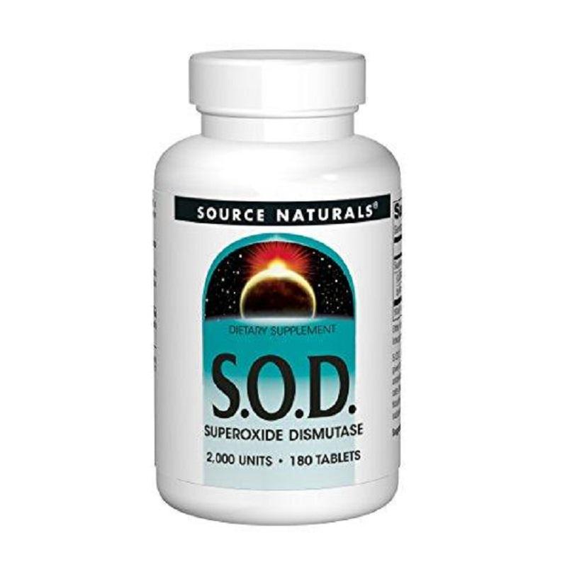 Ферменты СОД Source Naturals 235 мг SOD 180 таблеток (14630)
