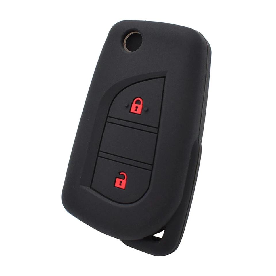 Чехол для ключа силиконовый Toyota Camry/Corolla/Highlander/RAV4/Yaris/Aygo (2070278493)