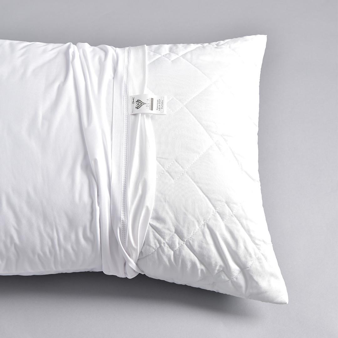 Наволочка-чохол IDEIA Aqua Stop махра водонепроникна 50х70 см Білий (28092474) - фото 2 Наволочка-чохол IDEIA Aqua Stop махра водонепроникна 50х70 см Білий (28092474) - фото 2