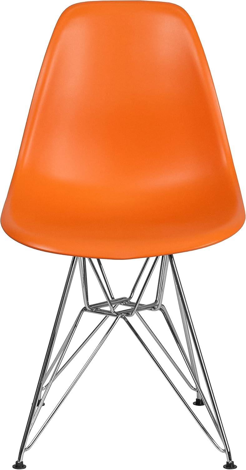 Стул пластиковый Тауэр с металлическими ножками Оранжевый (25821030) Стул пластиковый Тауэр с металлическими ножками Оранжевый (25821030)
