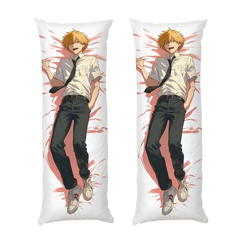 Подушка дакимакура Denji Chainsaw Man габардин 150х50 см