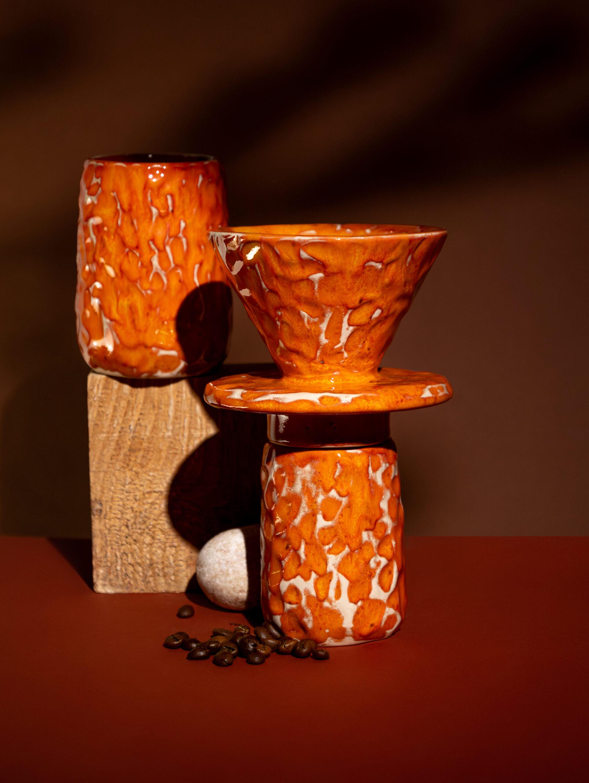 Набор кофейной ручной работы Лавровый пуровер/воронка V60/чашка (POV-004) - фото 6 Набор кофейной ручной работы Лавровый пуровер/воронка V60/чашка (POV-004) - фото 6