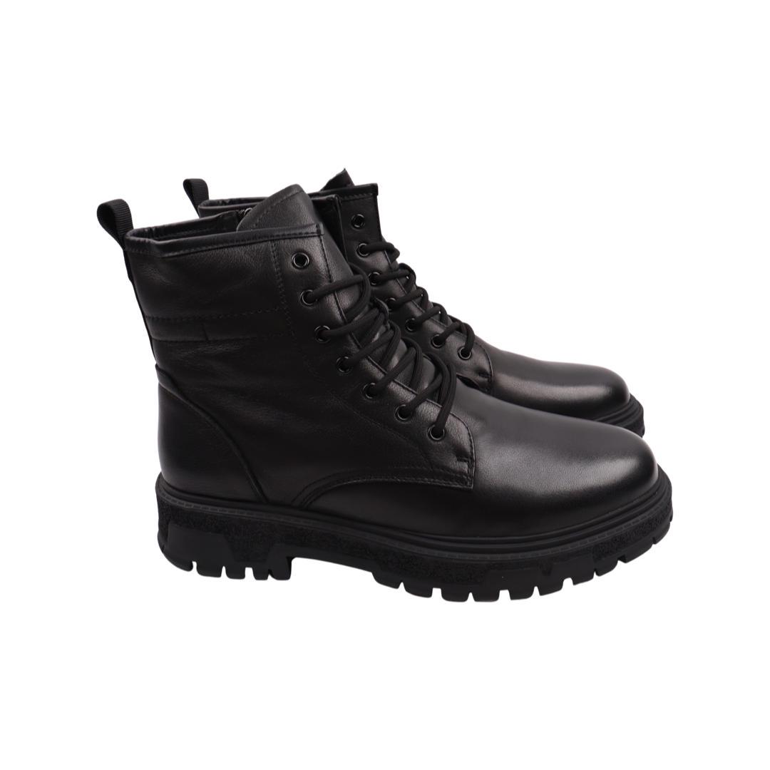 Ботинки мужские Li Fexpert из кожи р. 43 Черный (1035-23ZHC)