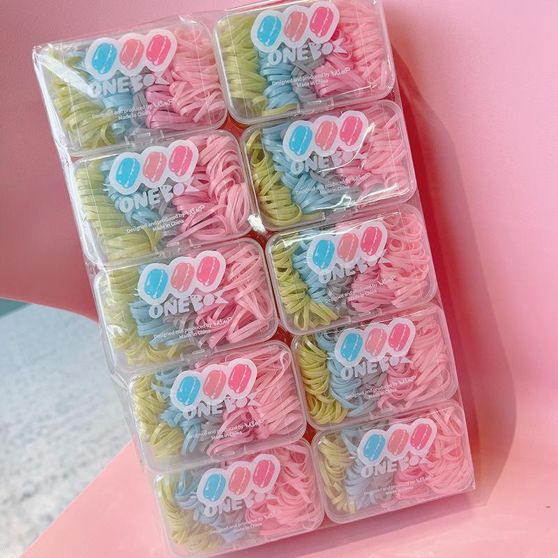 Набір резинок для волосся Макаруни 11701 100 шт. (4570369) Набір резинок для волосся Макаруни 11701 100 шт. (4570369)