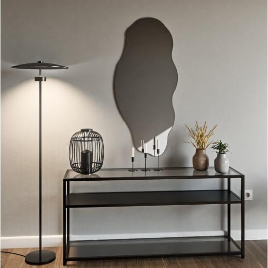 Зеркало дизайнерское фигурное необычной формы без подсветки и без рамы Limo 184x90 см