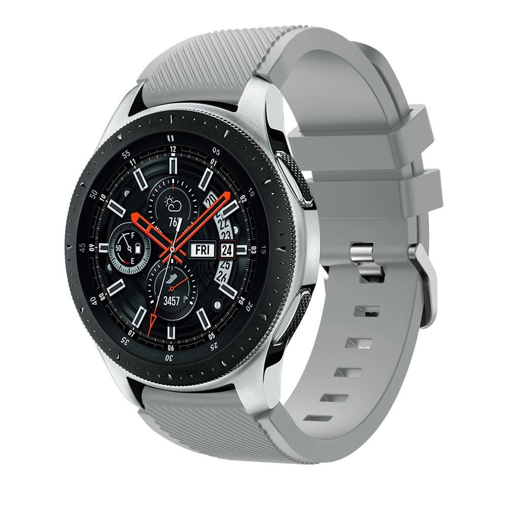 Силиконовый ремешок Watchbands для Samsung Galaxy Watch 46 мм Серый (WB011GRAY46) - фото 4 Силиконовый ремешок Watchbands для Samsung Galaxy Watch 46 мм Серый (WB011GRAY46) - фото 4