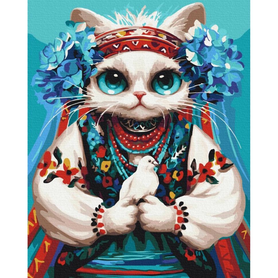 Картина за номерами Brushme Киця Воля Маріанна Пащук BS53802 40x50 см (RLT43827) Картина за номерами Brushme Киця Воля Маріанна Пащук BS53802 40x50 см (RLT43827)