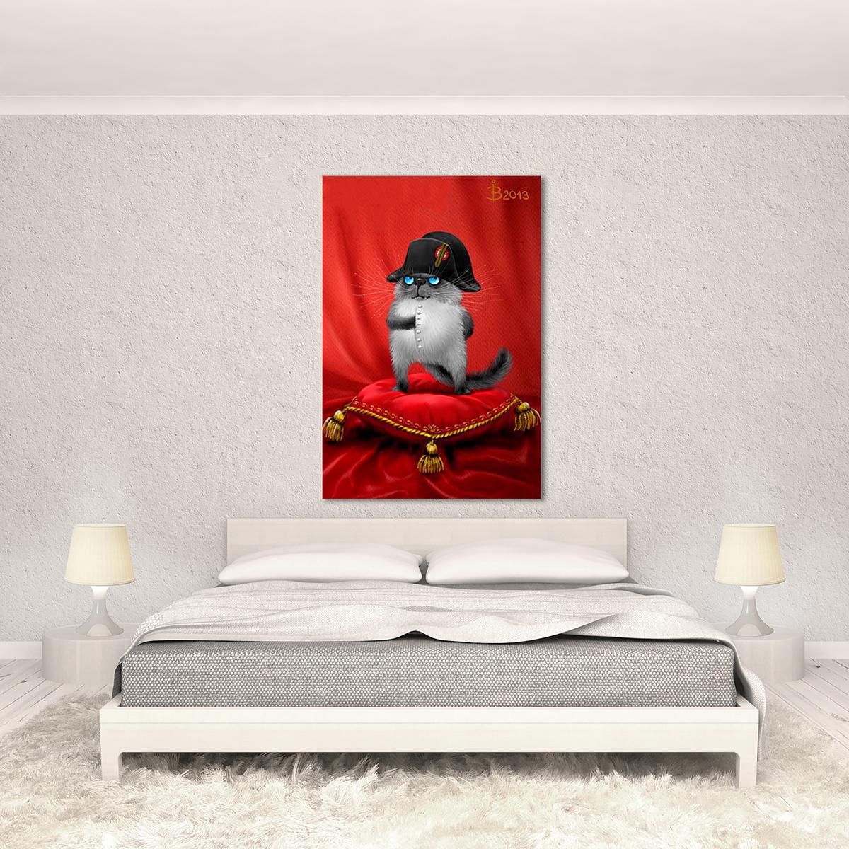 Модульная картина Маленький Наполеон 1 модуль 40х60 см