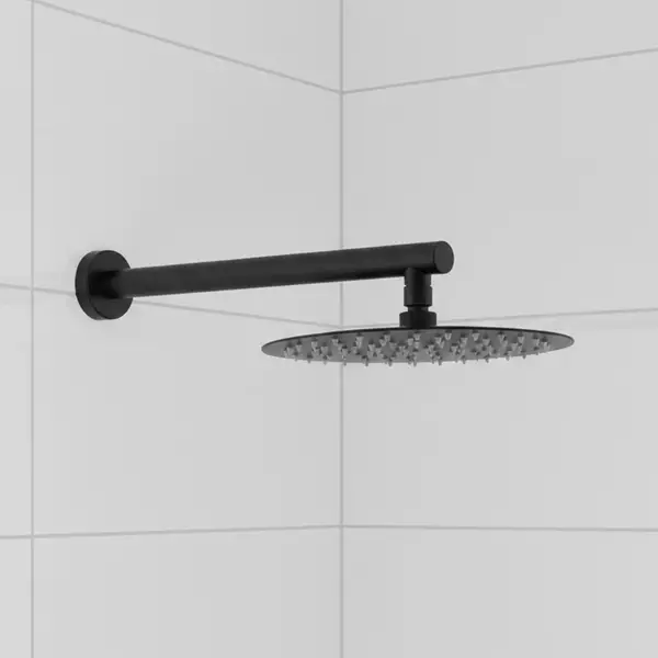 Воронка верхняя душевая Devit Flow D113000000110BM-1 с кронштейном ⌀ 250 мм Черный матовый (35675369) Воронка верхняя душевая Devit Flow D113000000110BM-1 с кронштейном ⌀ 250 мм Черный матовый (35675369)