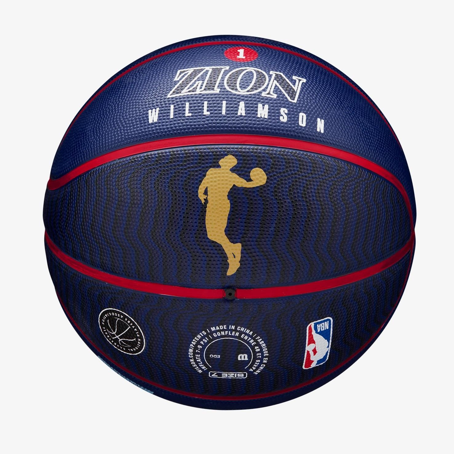 Баскетбольний м'яч Wilson NBA Player Icon Outdoor універсальний р. 7 (12211_102) - фото 6