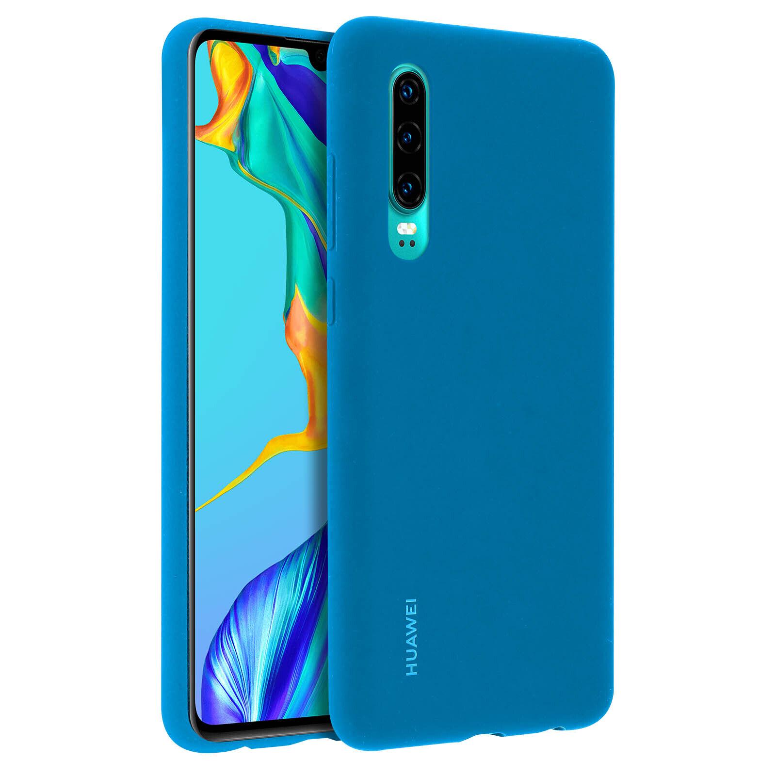 Чохол захисний протиударний Huawei P30 Silicone Car Case Силікон Синій - фото 3