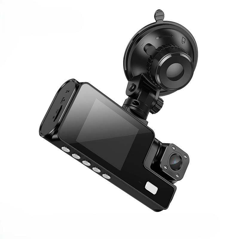 Автомобільний відеореєстратор Hoco DI60 145° 480p/720p 30FPS з передньою/салонною/задньою камерою Black (0610b3ee) - фото 2 Автомобільний відеореєстратор Hoco DI60 145° 480p/720p 30FPS з передньою/салонною/задньою камерою Black (0610b3ee) - фото 2