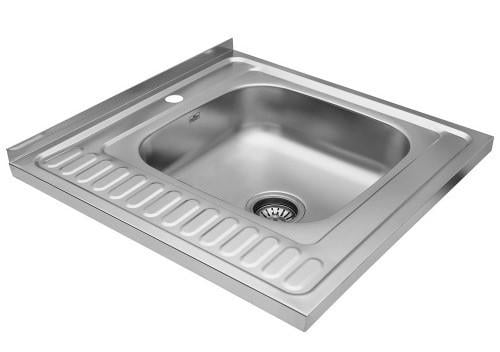 Тумба для кухни с мойкой 60х60 см правая чаша с сифоном Дуб Сонома - фото 10