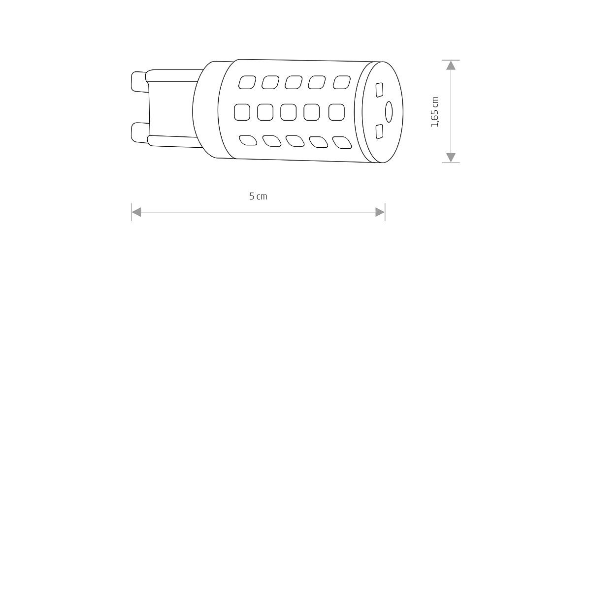 Лампа Nowodvorski 7503 Bulb G9 CN Led 4W 3000K - фото 2