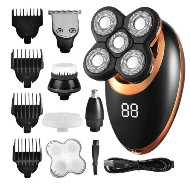 Електробритва чоловіча VGR V-316 5в1 для стрижки волосся бороди та вусів Чорний (2390000050) - фото 5 Електробритва чоловіча VGR V-316 5в1 для стрижки волосся бороди та вусів Чорний (2390000050) - фото 5