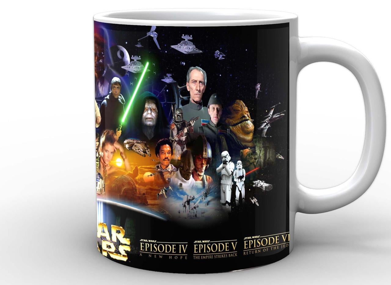 Чашка Gee! Звёздные войны Star Wars персонажи Белый SW.002.52