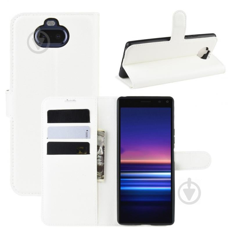 Чехол-книжка Litchie Wallet для Sony Xperia 8 / Xperia 20 White (hub_kkUs82588) - фото 2