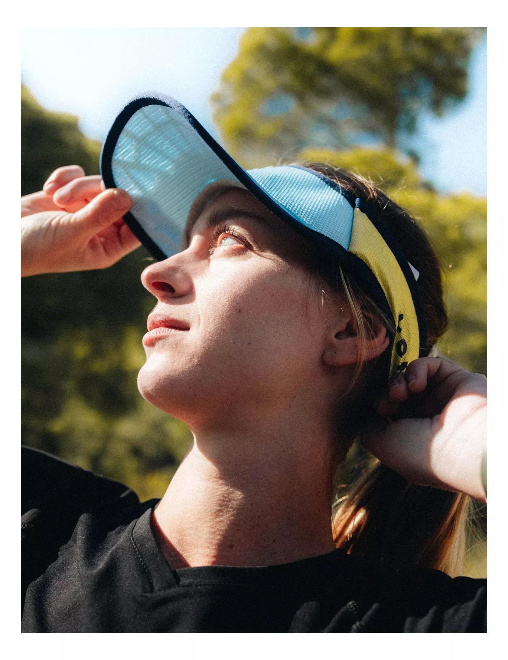 Козирок для тренувань Compressport Spiderweb Visor Ultralight Shell Blue - фото 4