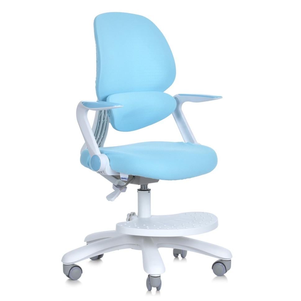 Детское кресло Bambi комбинированный 68х57х97-109 см регулируемое с подлокотником Синий (KL-154-R-60)