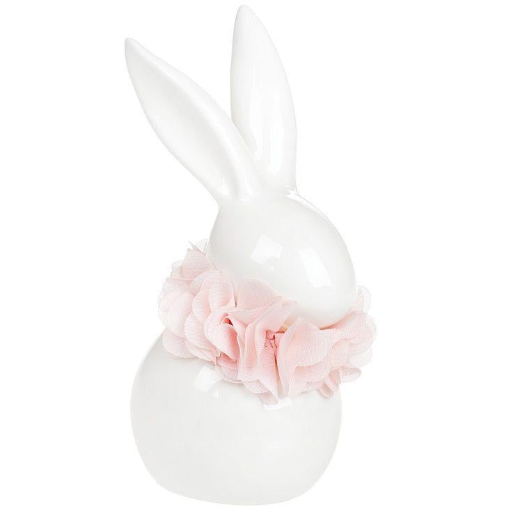 Статуэтка декоративная BonaDi Кролик с розами 14 см (834-841)