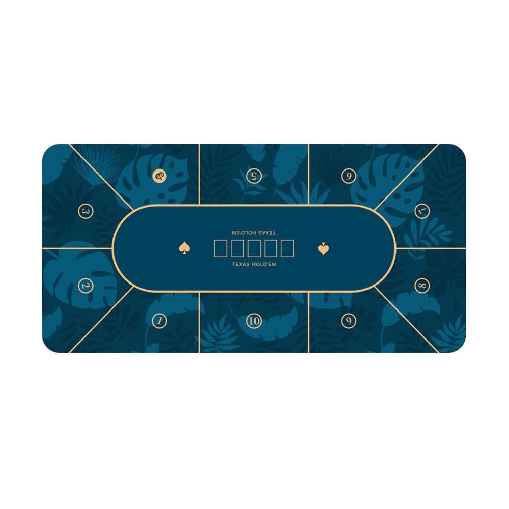 Коврик для покера пальма 60x120 см Голубой (NR0150_9)