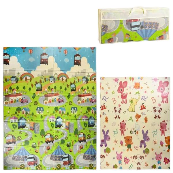 Коврик игровой термо 2 посторонний в сумке 180х200х0,8 см (D-30122)