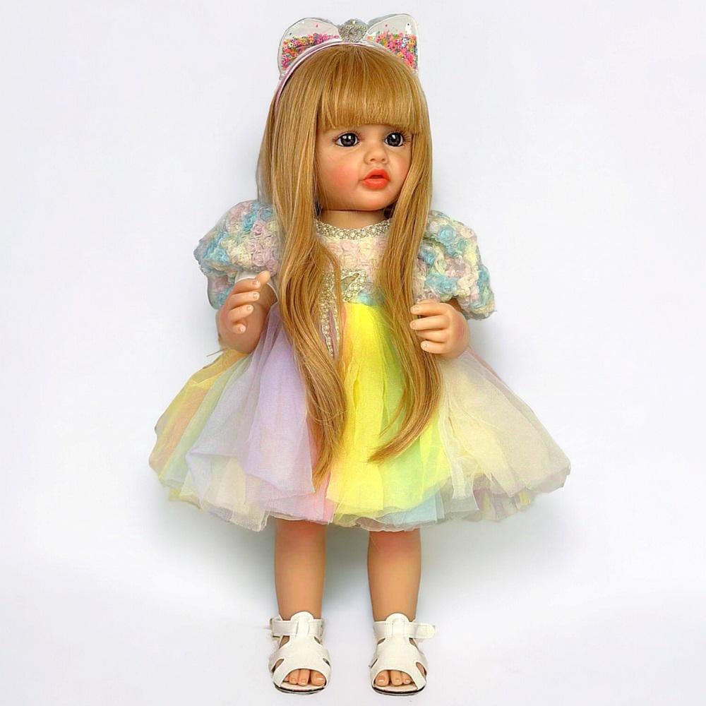 Кукла Reborn Жасмин силиконовая 55 см (NPK DOLL)