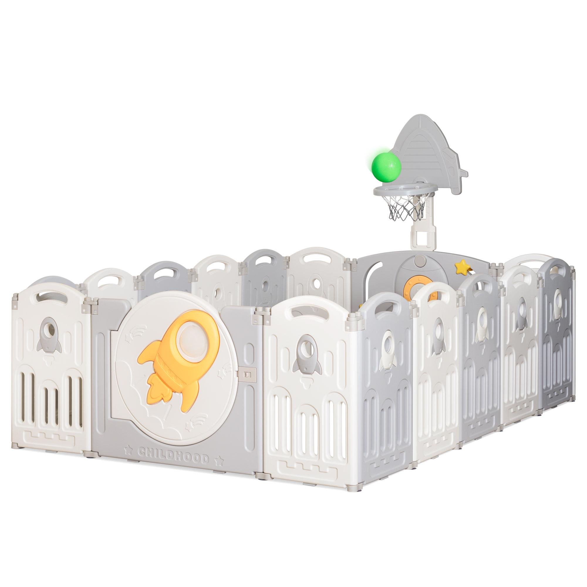 Манеж для детей Mealux Hiro (KD-C102 White)