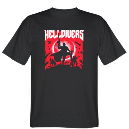 Футболка мужская Helldivers 2 art 3XL Черный (17527448-2-201522-XXXL)