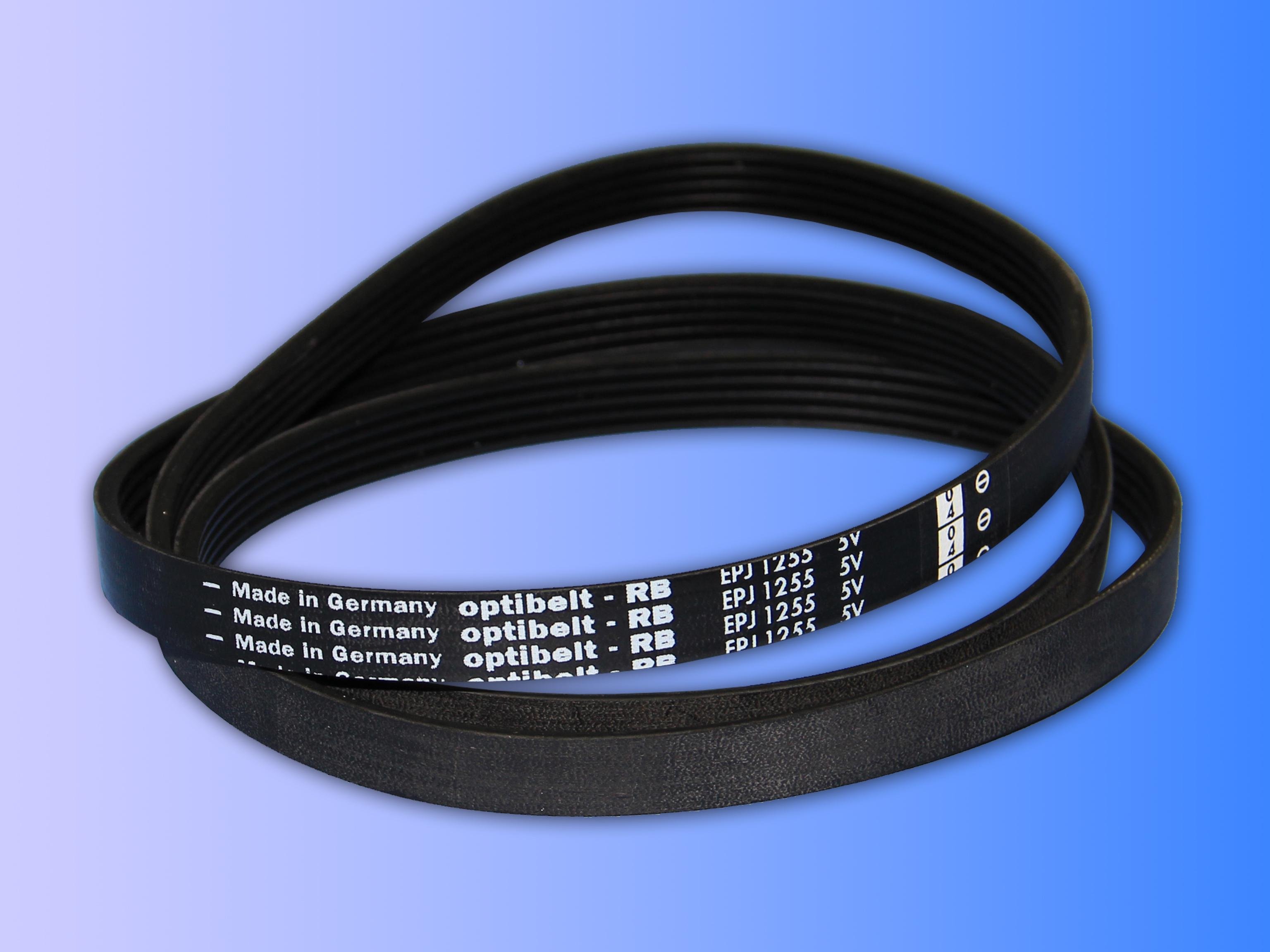 Ремень для стиральной машины Optibelt 1255 J5 EL Черный