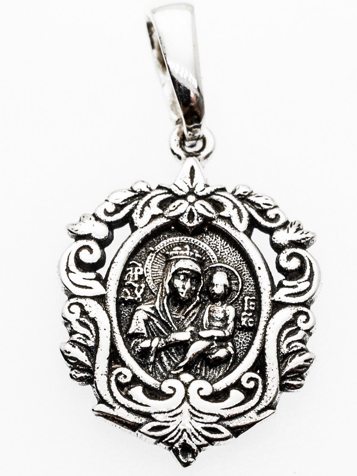 Ладанка образок Казанська Ікона Божої Матері Огороджувальна Молитва