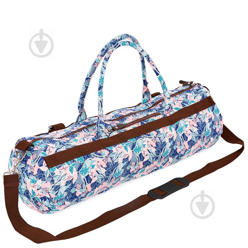 Сумка для йога коврика Yoga bag KINDFOLK FI-6969-5 размер 20смх65см Розовый-голубой Сумка для йога коврика Yoga bag KINDFOLK FI-6969-5 размер 20смх65см Розовый-голубой