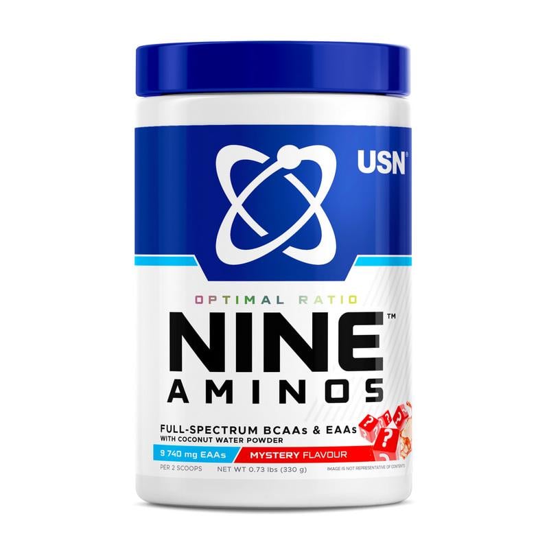 Аминокислоты USN Nine Aminos EAA с электролитами без кофеина 330 г Mystery