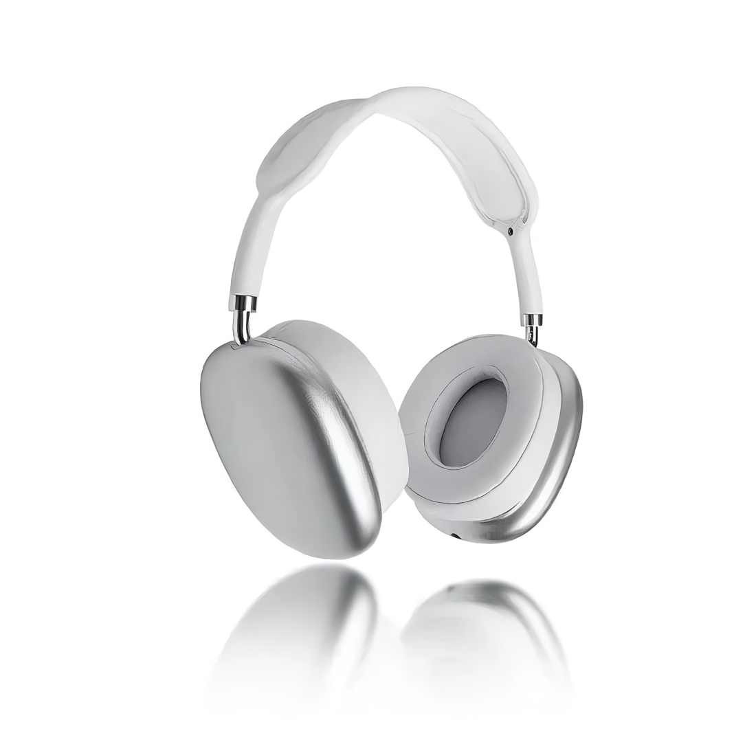 Наушники беспроводные P9 BT 70 с микрофоном White/Silver (597930)