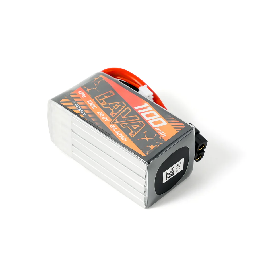 Аккумулятор BetaFPV LAVA 6S 1100 mAh LiPo 6s для Cinewoop дронов (24061100)