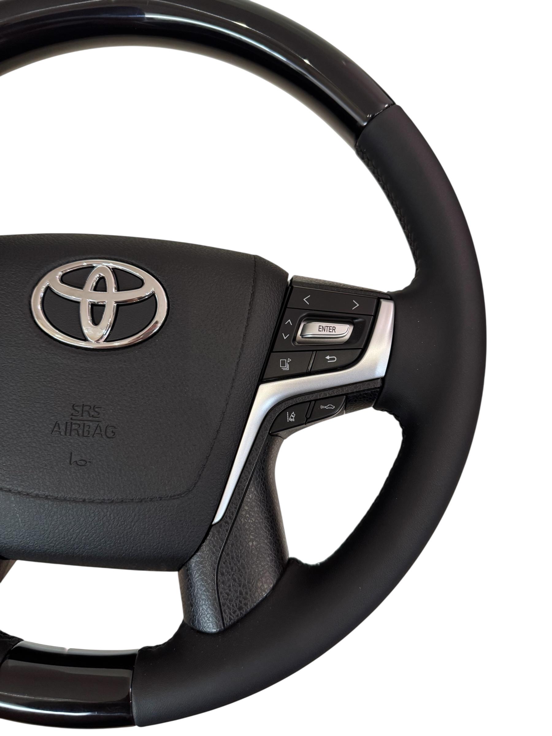 Руль для Toyota Land Cruiser 200 Prado 150 Классика рояльный лак (28753123) - фото 3 Руль для Toyota Land Cruiser 200 Prado 150 Классика рояльный лак (28753123) - фото 3