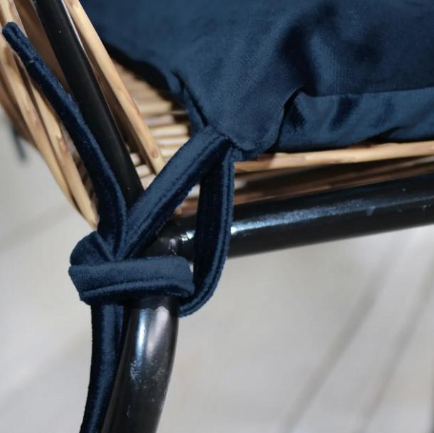 Подушка для стульев Broadway 40х40х6 см Синий (84-010) - фото 2 Подушка для стульев Broadway 40х40х6 см Синий (84-010) - фото 2