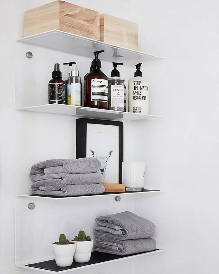 Полка навесная NC Home Clip 80x30x20 см Белый (26448283) - фото 8