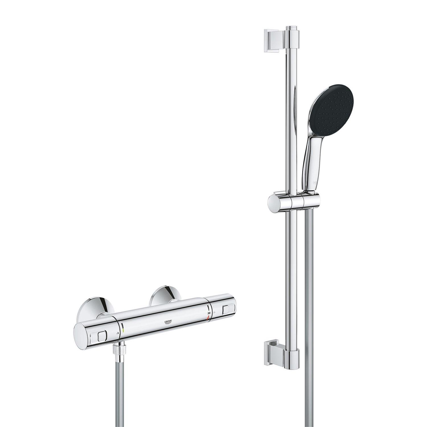 Змішувач для душу Grohe QuickFix Precision Start 34597001 CV034493 з термостатом Хром (233403)