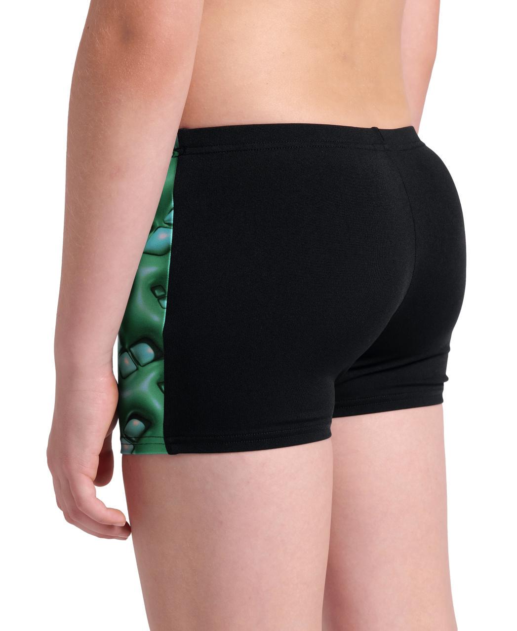 Плавки-боксери дитячі Arena FOAM SWIM SHORT 140 см Чорний/Бірюзовий (008173-560 140) - фото 2