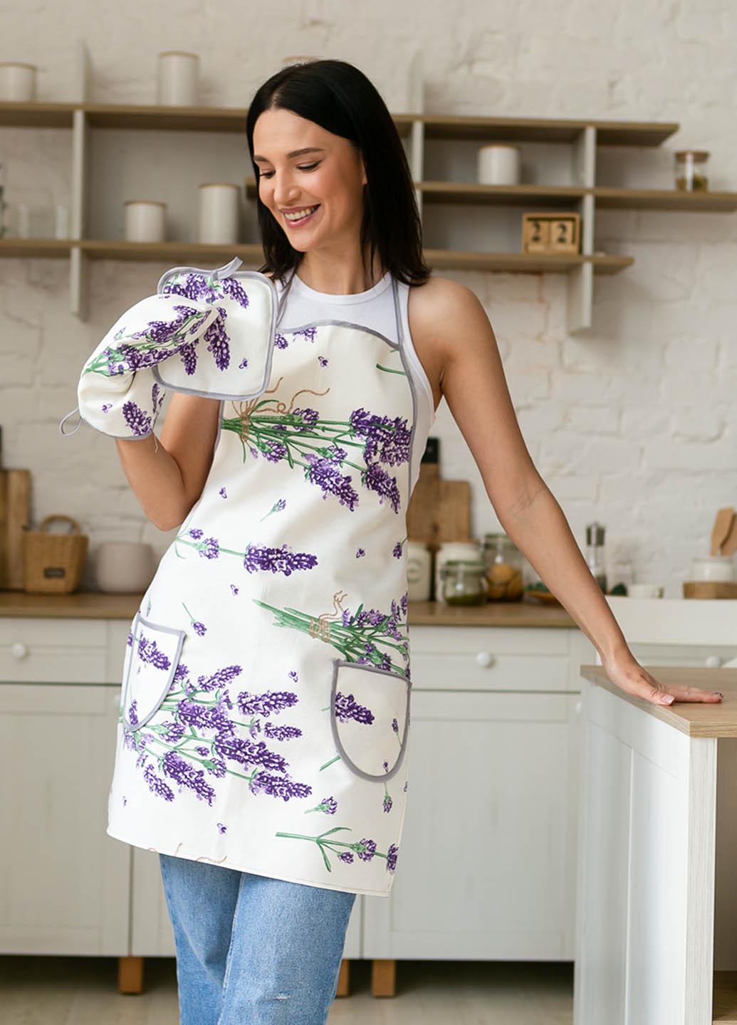 Кухонный набор водоотталкивающий Лаванда 3 шт. (лвнкнв) Кухонный набор водоотталкивающий Лаванда 3 шт. (лвнкнв)