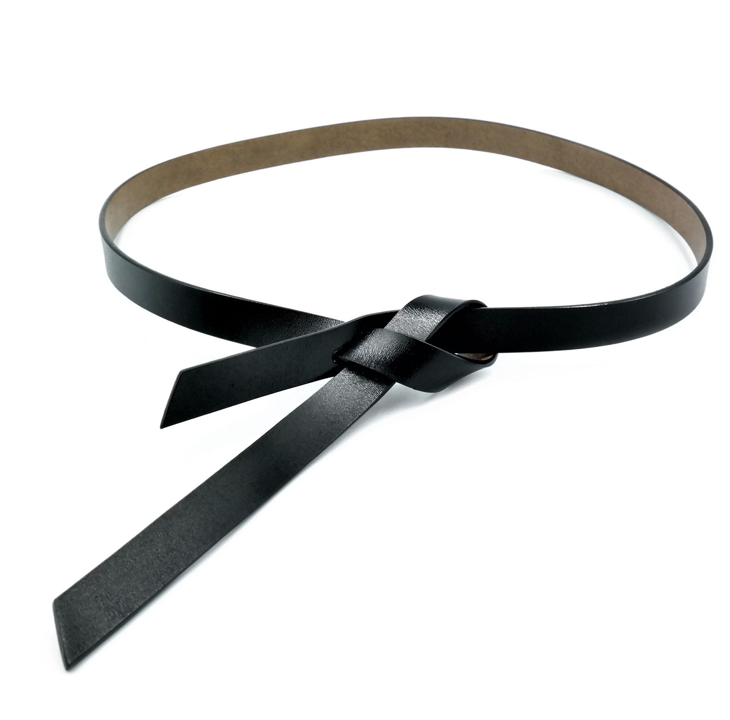 Женский ремень Weatro кожаный Черный (zhn-20k-004)