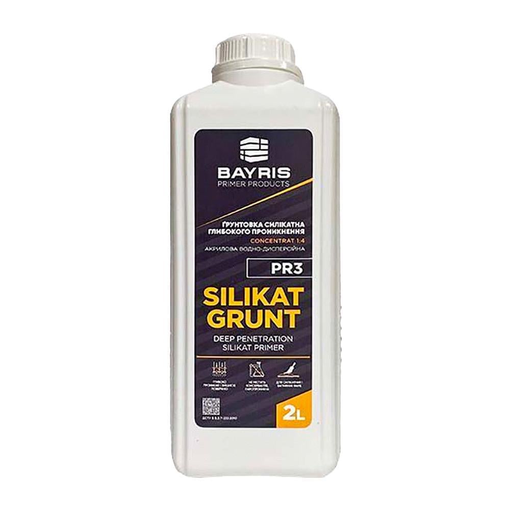 Грунтовка силикатная Bayris Silikat Grunt PR3 Concentrat 1:4 2 л (27809435)
