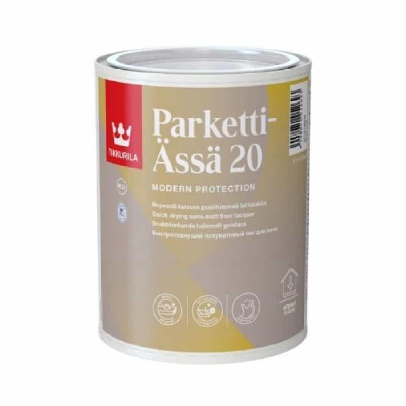 Лак полуматовый Tikkurila Parketti Assa 20 5 л (335-1361-2455)