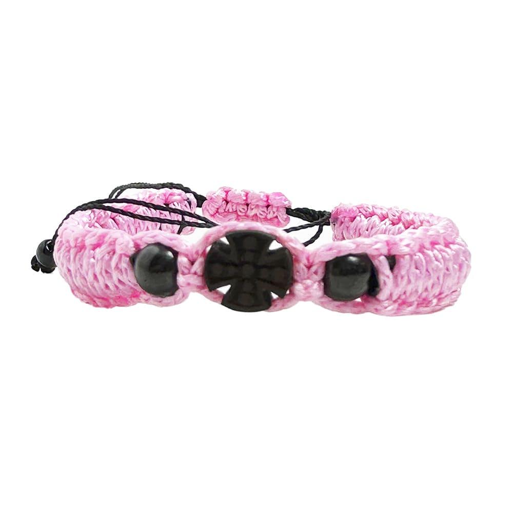 Браслет детский с молитвой Розовый (1744-РОЖЕВИЙ)