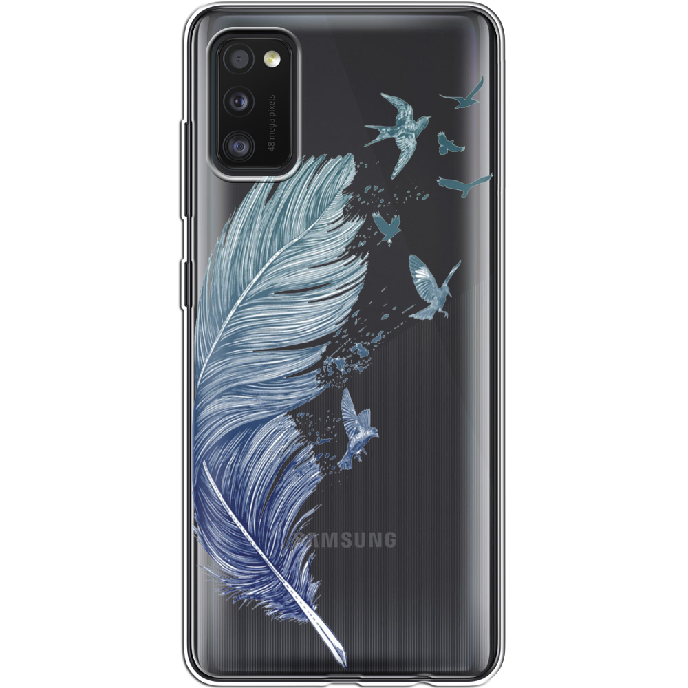 Чехол Boxface Samsung A415 Galaxy A41 Feather Прозрачный силикон (39755-cc38-39755)