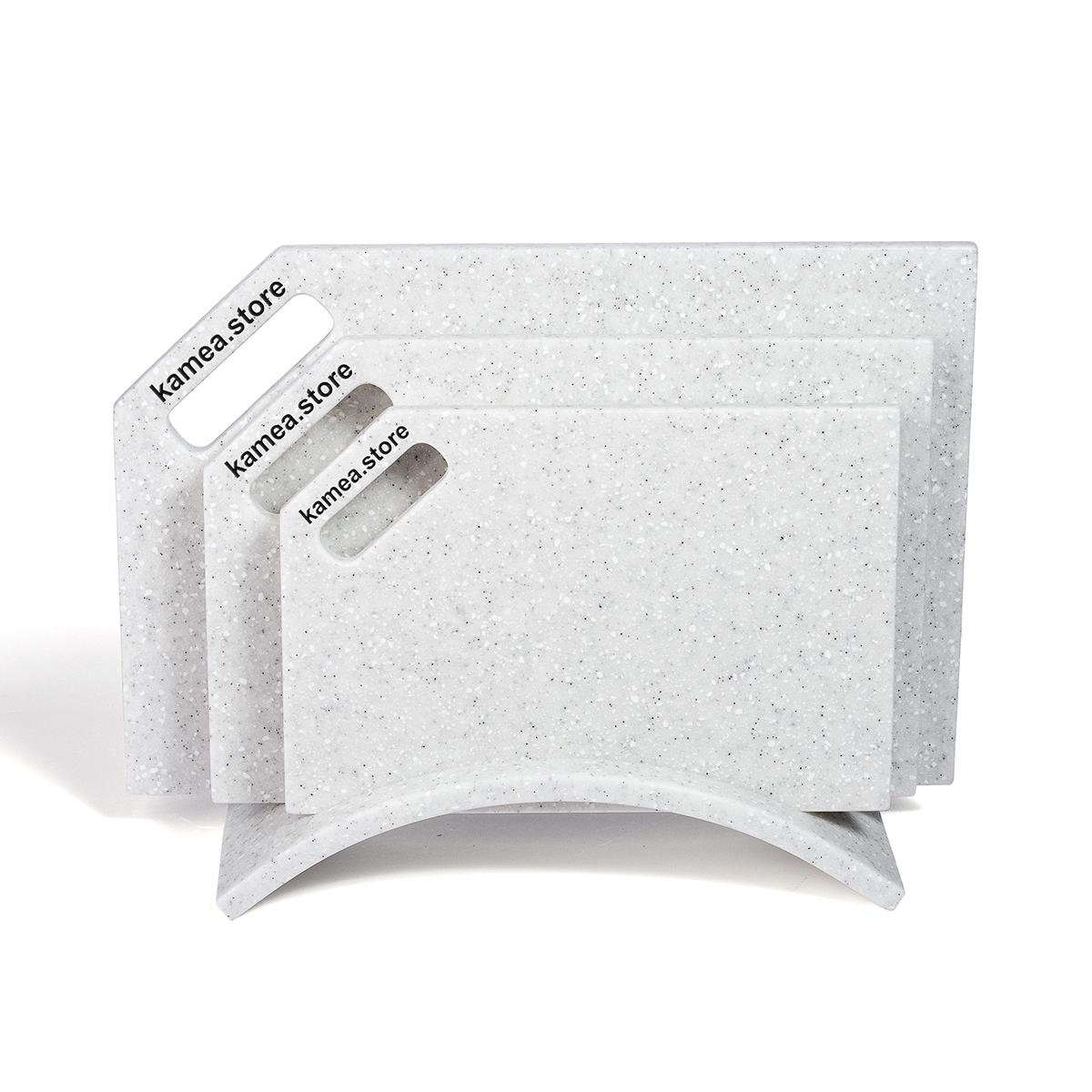 Набір дощок кухонних Kamea із штучного каменю Poppy Seed - фото 3 Набір дощок кухонних Kamea із штучного каменю Poppy Seed - фото 3